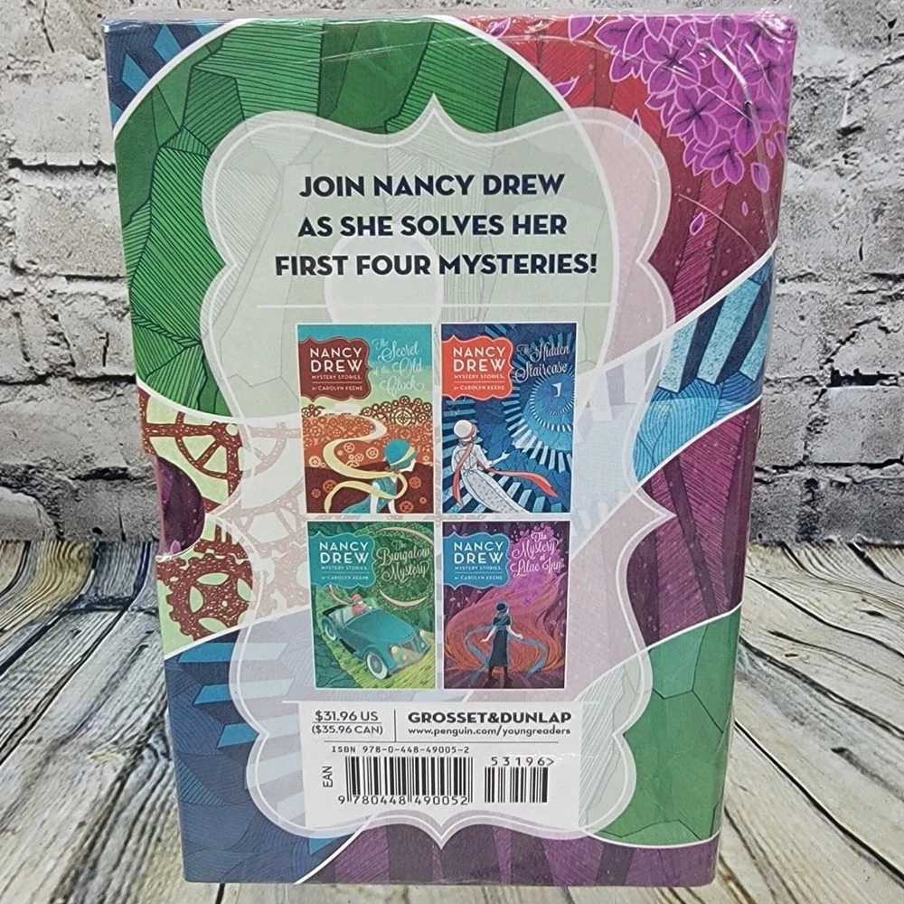 Nancy Drew Mystery Stories Books 1-4‎ Box Set Carolyn Keene Kids Reading